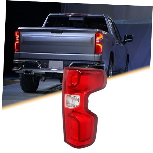 Tail Lights Compatible with 2019-2023 Chevy Right Passenger Side LED Type