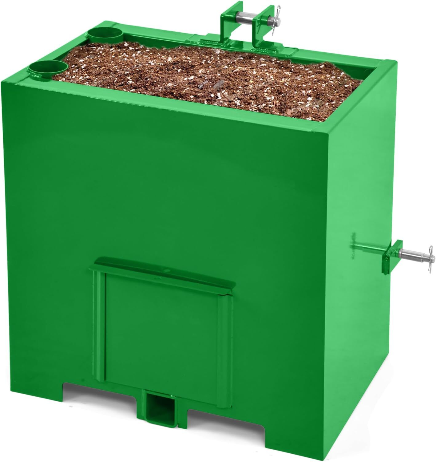 Ballast Box 3 Pt Hitch 800LBS Counterweight for Cat 1 Tractor Steel Heavy Duty