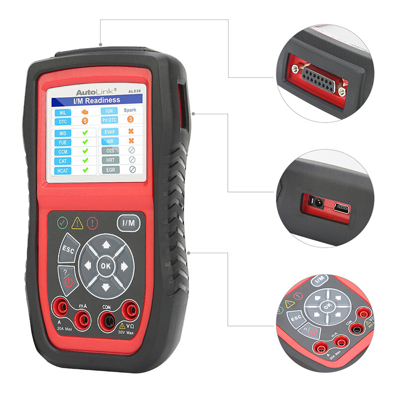 Autel AutoLink AL539B Electrical Battery Tester OBD2 Code Reader Diagnostic Tool