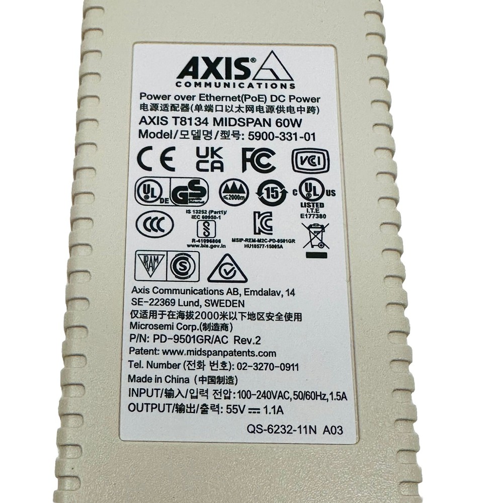 AXIS T8134 60W MIDSPAN 5900-334