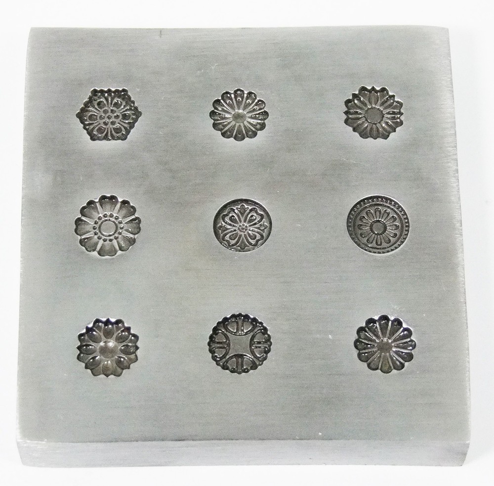 Shot Plate 9 Designs Assorted Shapes 3.0 Impression dies