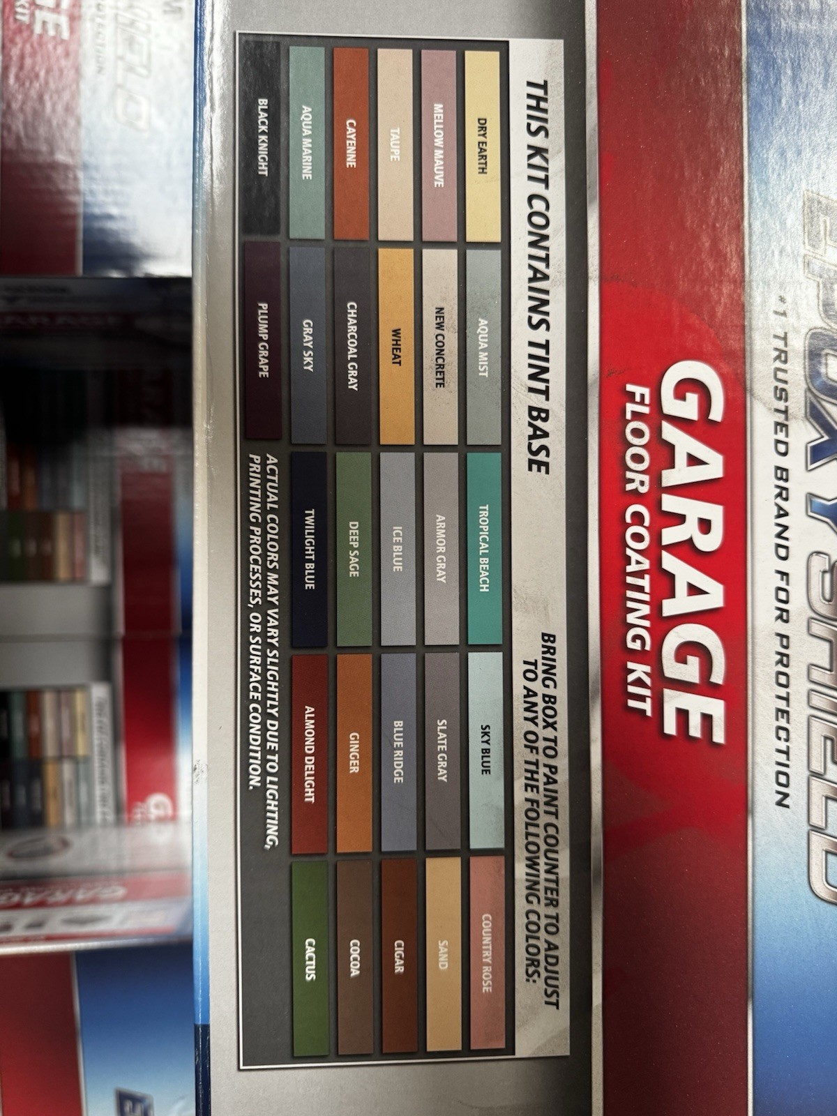 Rust-Oleum EPOXYSHIELD Gloss Garage Floor Coating Kit, Tint Base, 120 Oz