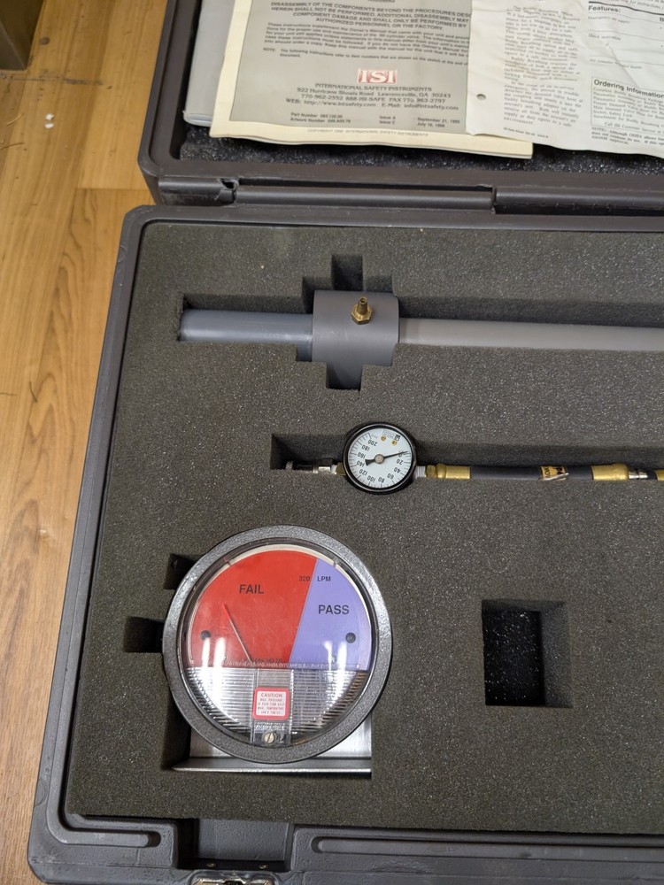 ISI NFPA SCBA Test Kit – Flow & Pressure Testing Equipment