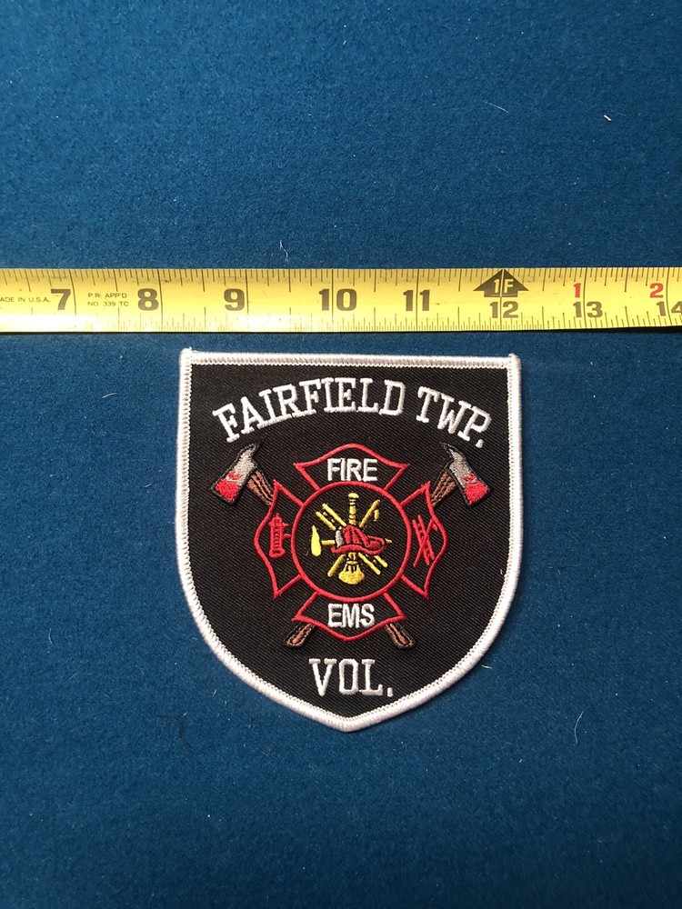 Fairfield County Ohio Vol. Fire Department patch