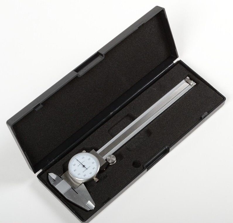 Dial Caliper 6" Micrometer Pro Precision Measurement Tools SAE 0.001 Shock Proof