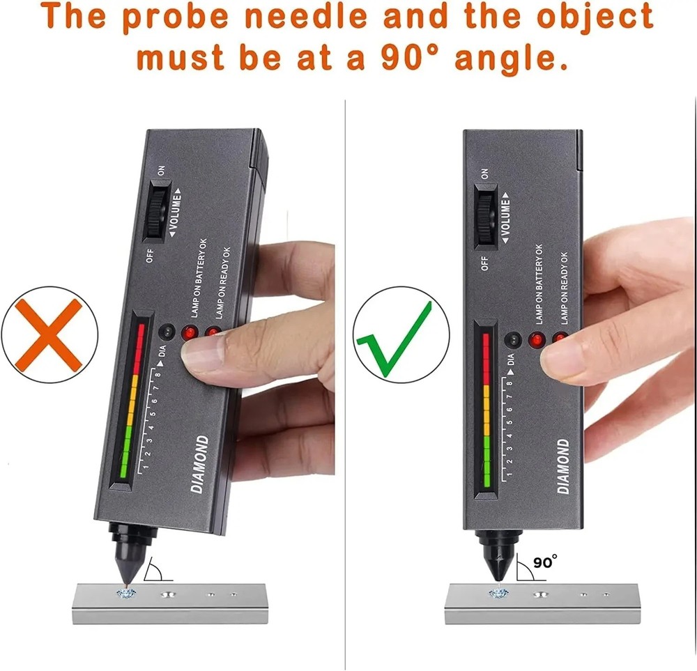 Diamond Tester Selector II - Portable Jewelry Testing Tool Kit Pen
