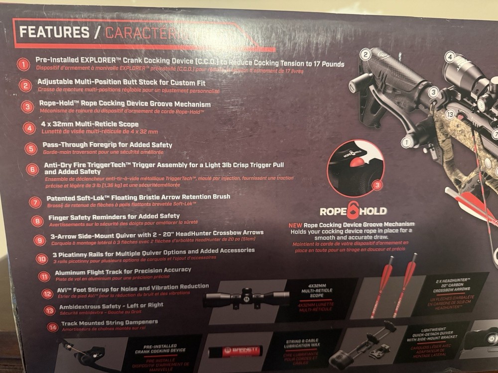 Barnett Xp 390 Crossbow with Arrows