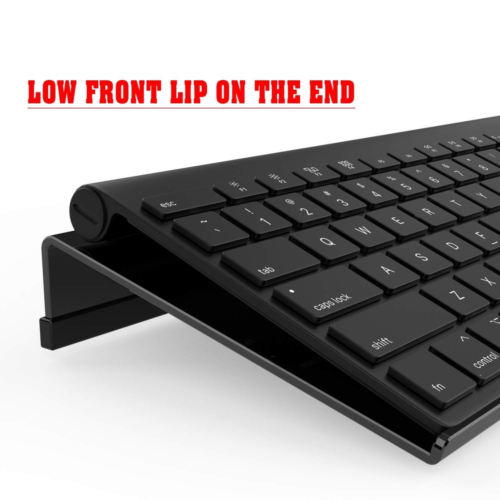 KOTEMON Mini Computer Keyboard Stand-11.8'' x 5.1''-Small Black