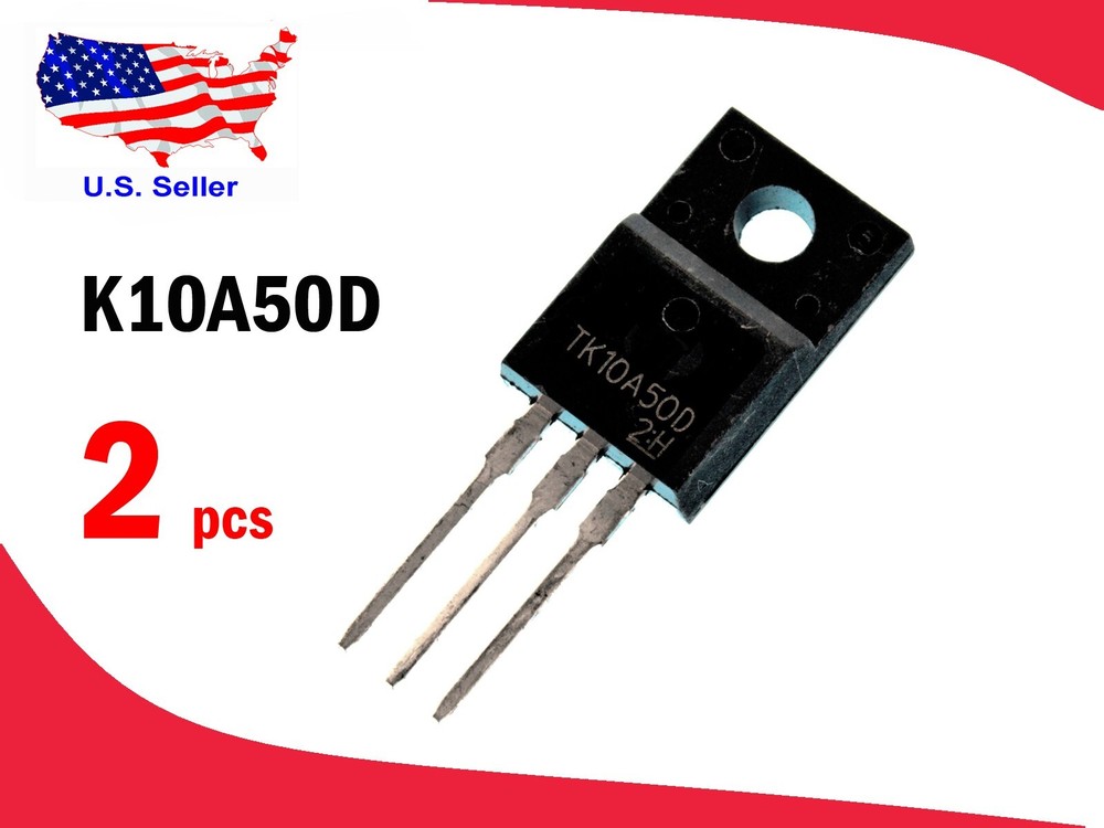 K10A50D (2 pcs) TK10A50D Toshiba Transistor