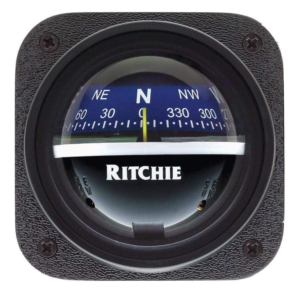 Ritchie Explorer Bulkhead Mount Compass Blue Dial #V-537B