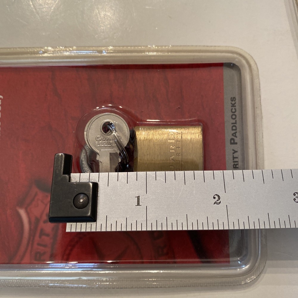 Guard Security Rust Proof Solid Brass Locks w/ Keys 622 - Lot 3 - New In Package