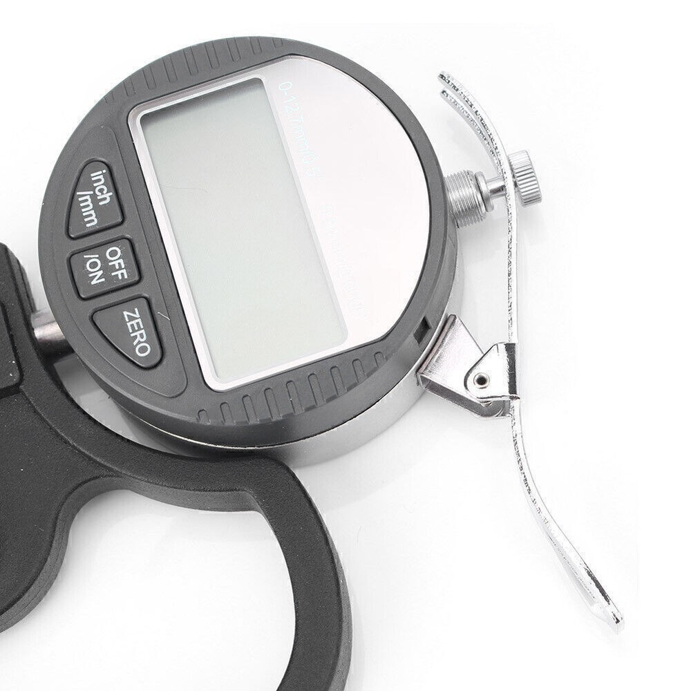 Digital Thickness Meter Electronic Micrometer 0.01mm LCD Handle+Box 12.7mm 0.5"