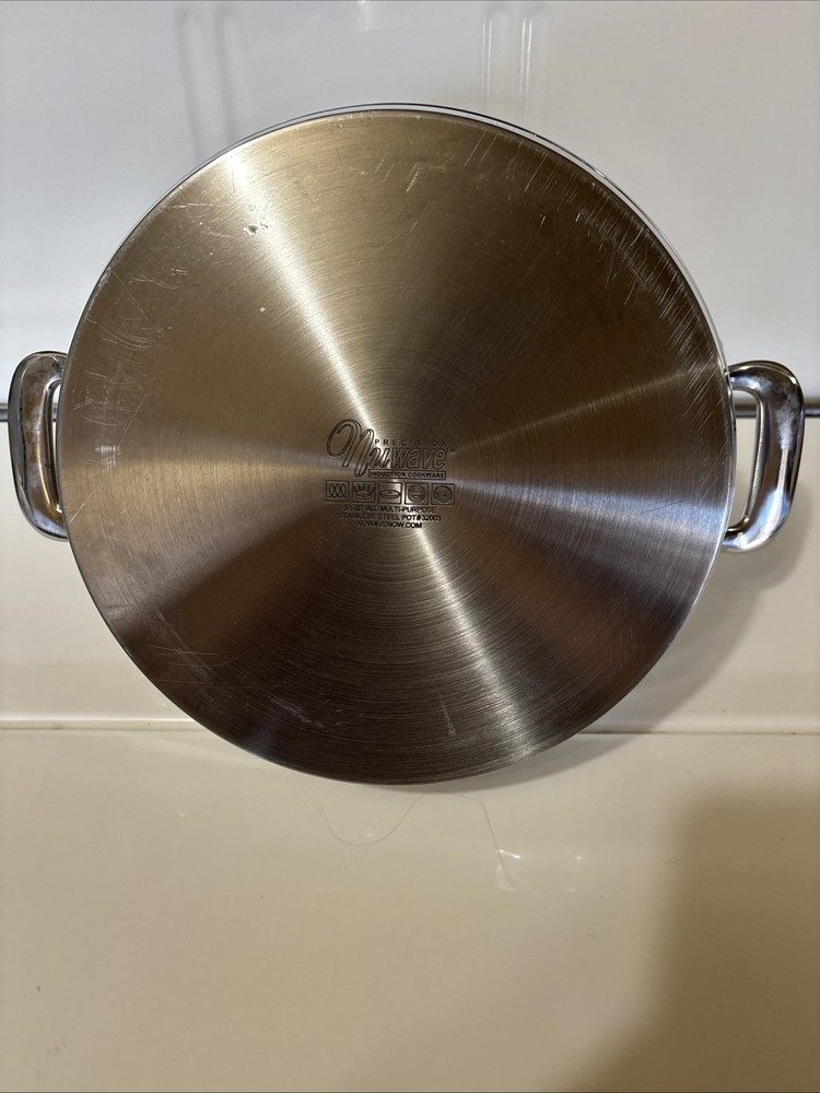 NuWave Induction Cookware 3.5 Quart Pot Stainless Steel Multipurpose