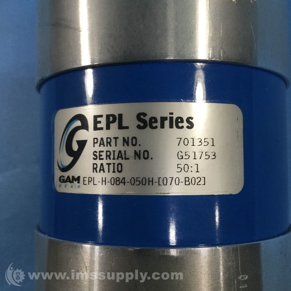 GAM 701351 Planetary Gearbox FNIP