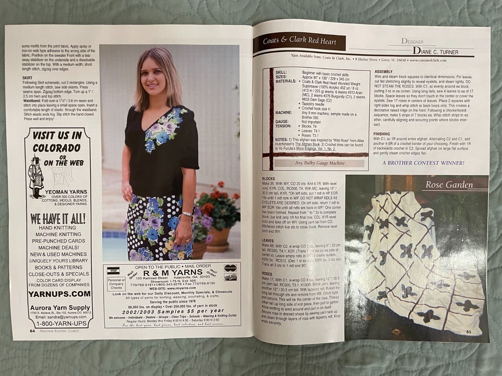 Machine Knitter Source - Complete Set, 2002- 4 magazines!