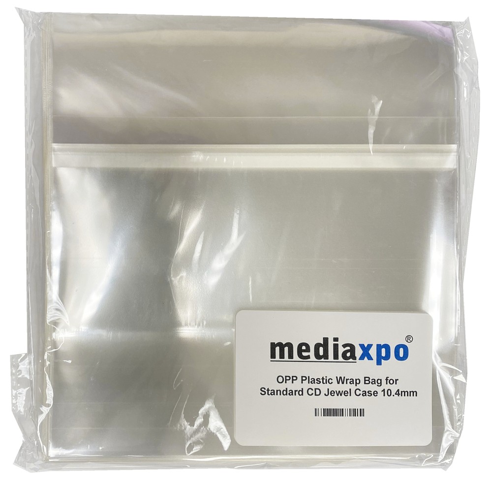 50 STANDARD CD Calendar Display Case & 100 OPP Bags