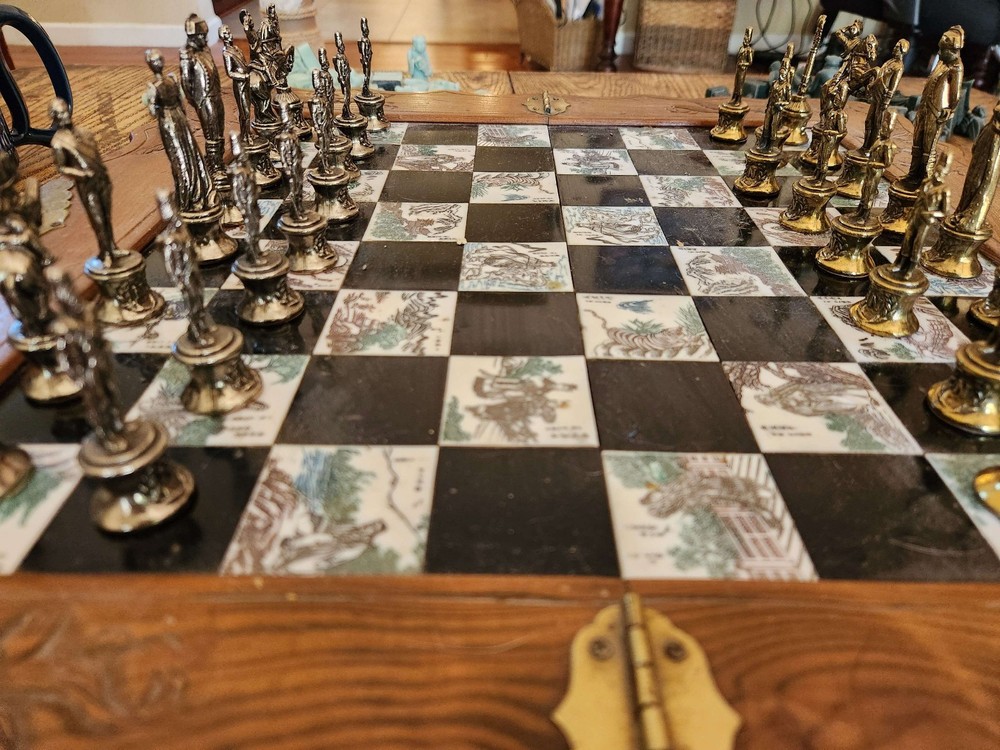 Itafalma Napoleon Metal Chess Set