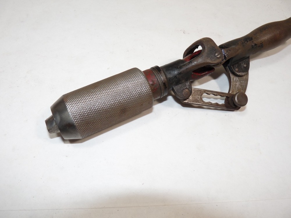 Vtg Millers Falls Universal Angular Bit Stock No. 108 Master Chuck Drill Brace