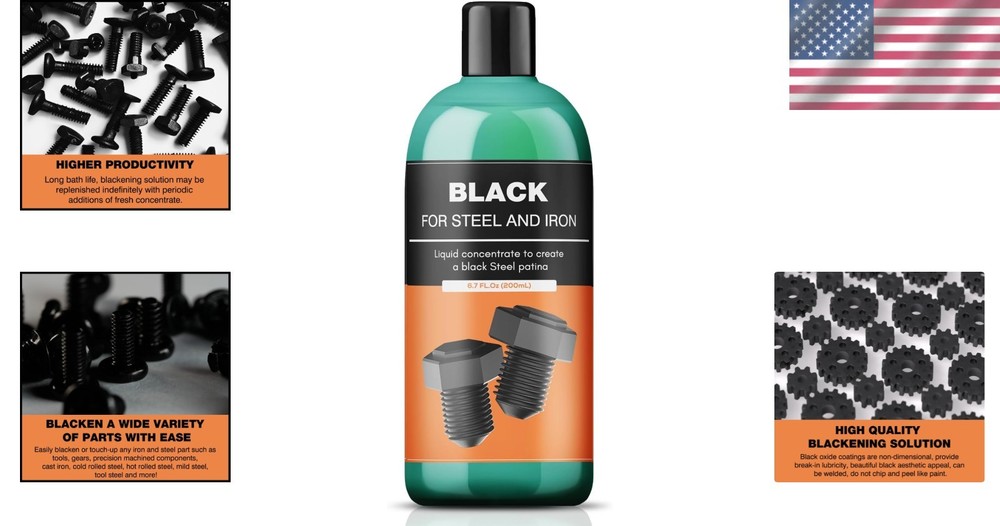 Black Oxide Coating Kit - Black Oxide Solution, Versatile Blackening Solution fo