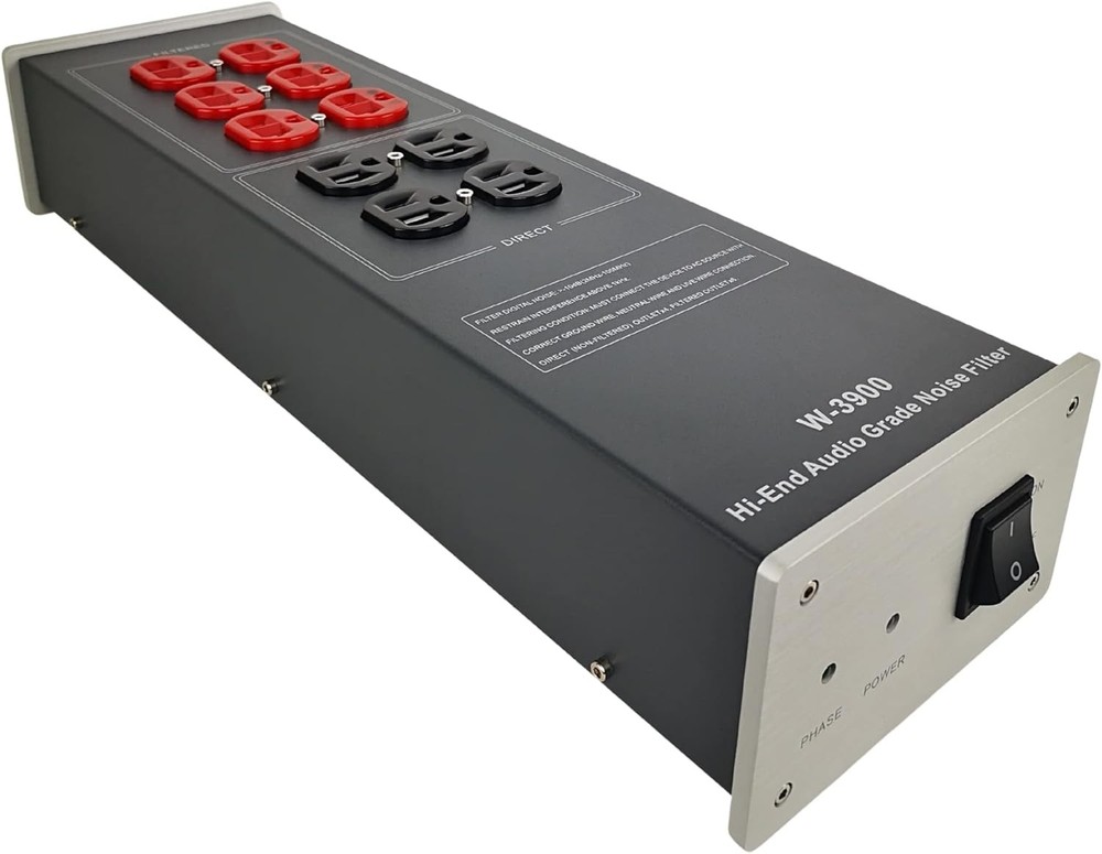 AC Power Filter Conditioner - WAudio Purifier with Silver