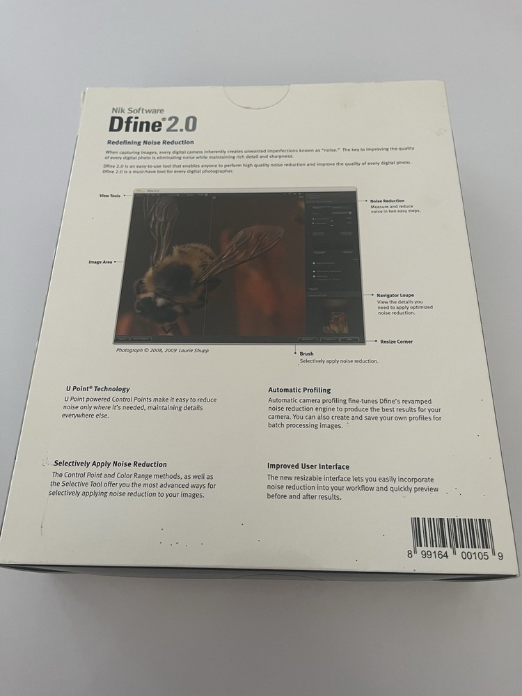 Nik Software Dfine 2.0, Windows/Mac, Noise Reduction Software NIB Sealed
