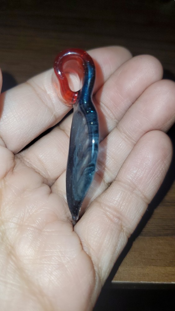 Rob Davila Glass Leaf Pendant