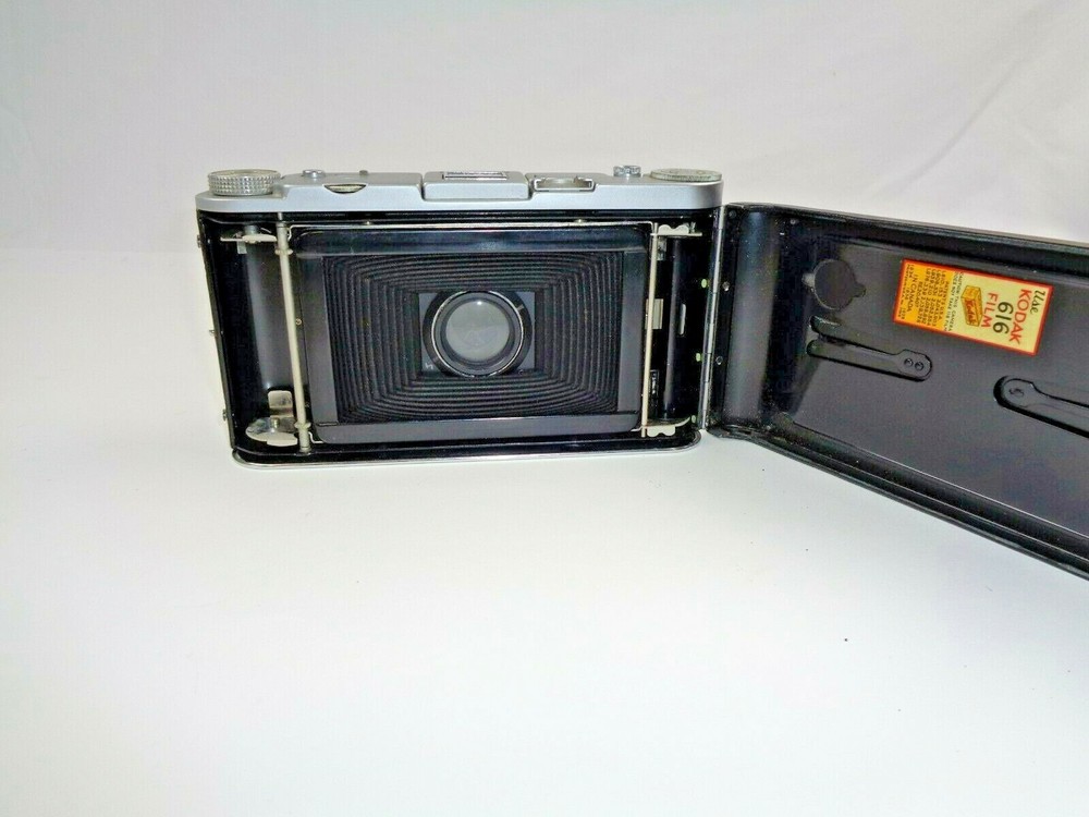 Vintage Kodak Six-16 Camera with Case - Untested