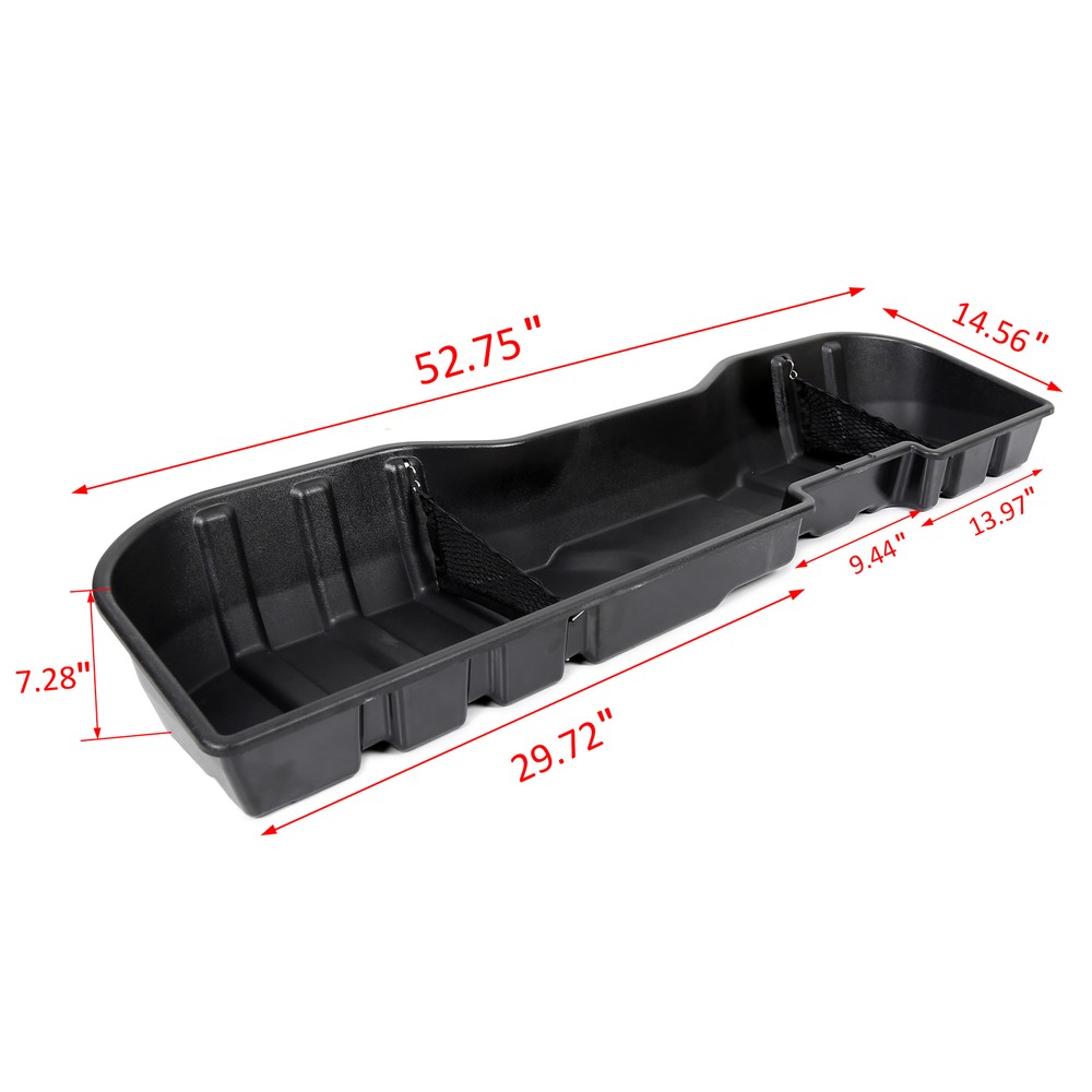 Underseat Storage Box For 2007-2019 Silverado Sierra CREW CAB Replace 23183674