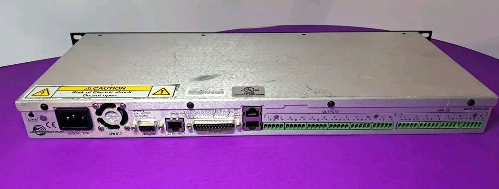 Lectrosonics SPN812 DIGITAL MATRIX AUDIO PROCESSOR, 8 IN, 12 OUT, ASPEN NET
