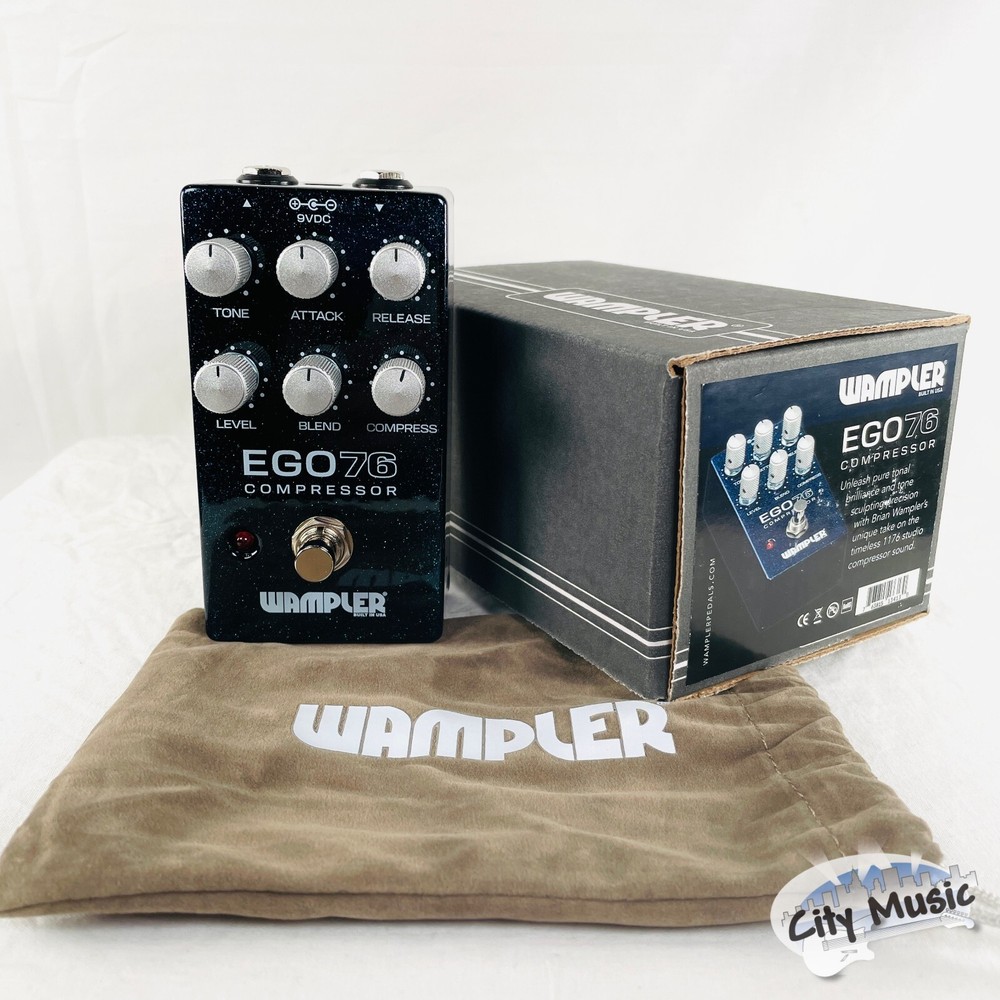 Used Wampler Ego 76 Compressor Guitar Effects Pedal ♫