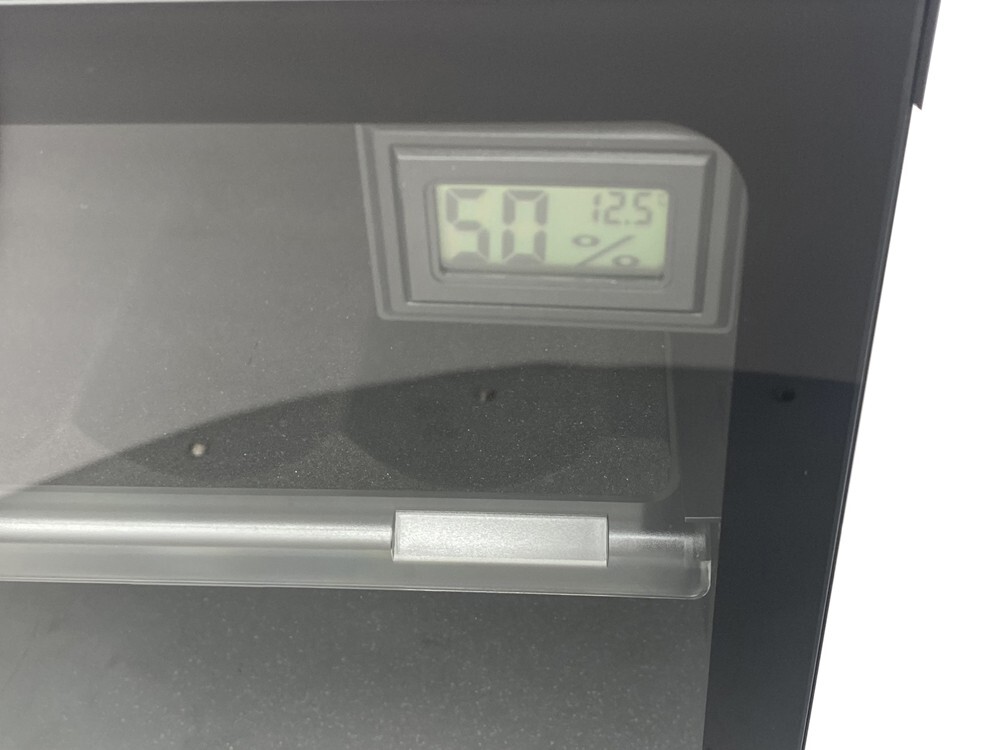 30L Digital Display Camera Dehumidify Storage Cabinet with Lock & Keys Two Layer