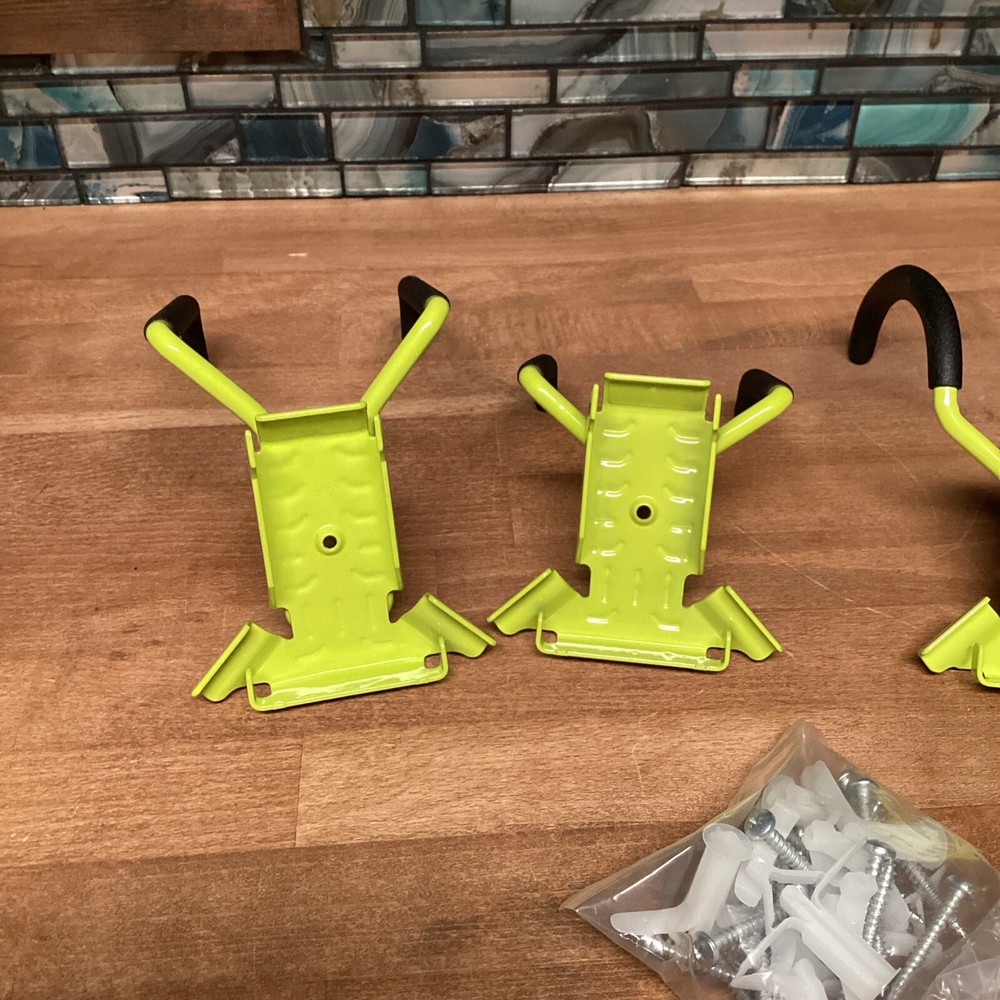 New Ryobi Link 4 Piece Set Hook Drill Wall Mount Storage Rack Tool - System Hang
