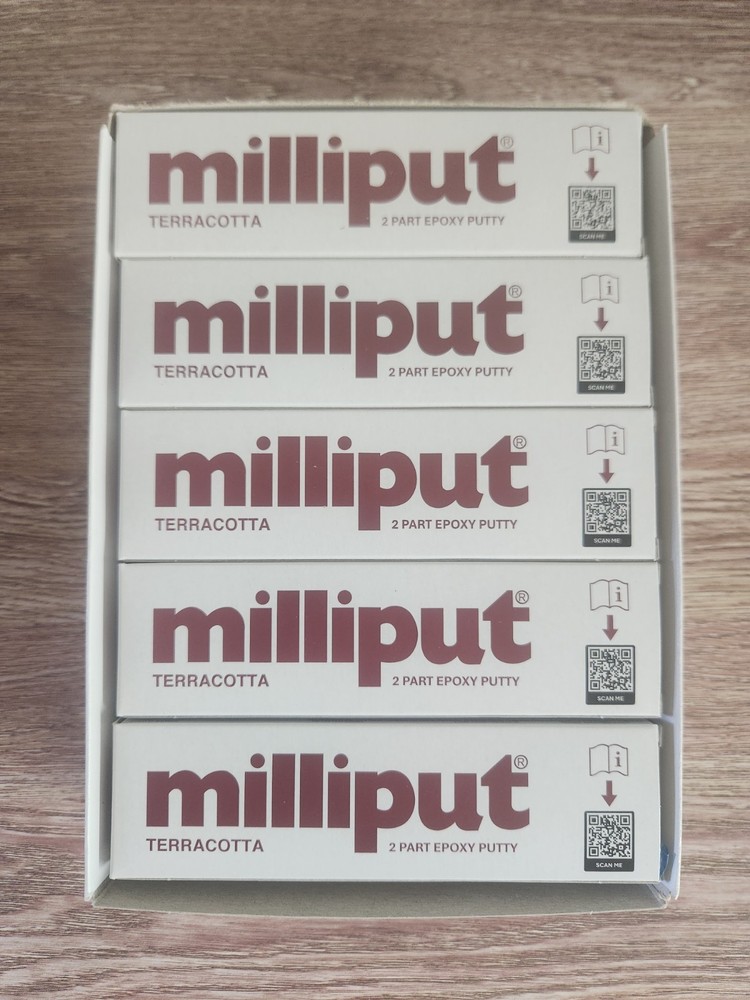 Milliput Versatile Epoxy Putty - TERRACOTTA 10 PACK