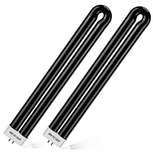 2 PCS Bug Zapper Replacement Bulbs, 40w Black Light Bulb Compatible with Black