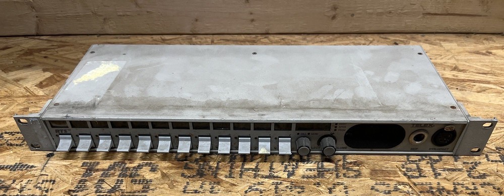 UNTESTED RTS Telex KP-12LK 12 Position Key Panel Intercom System