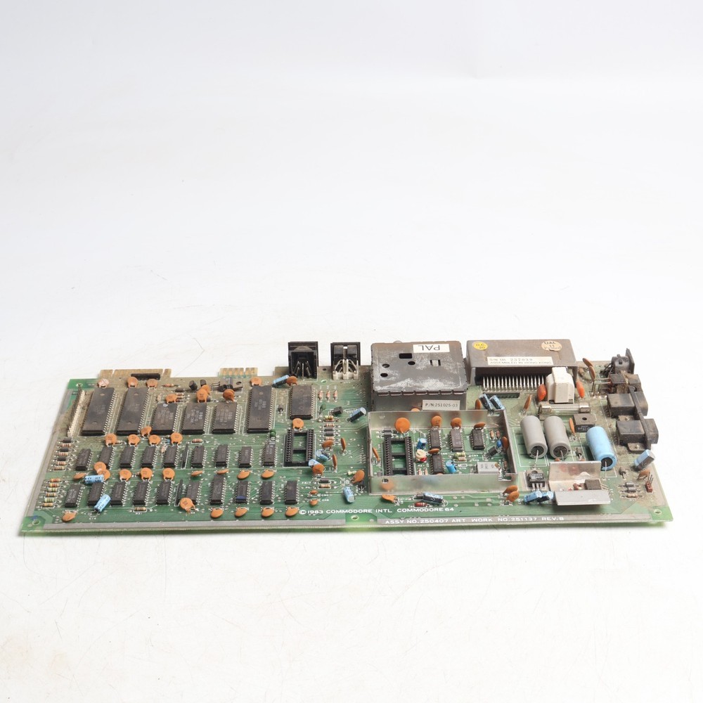 Vintage C64 Commodore 64 Breadbin Computer Console W/ MBOARD