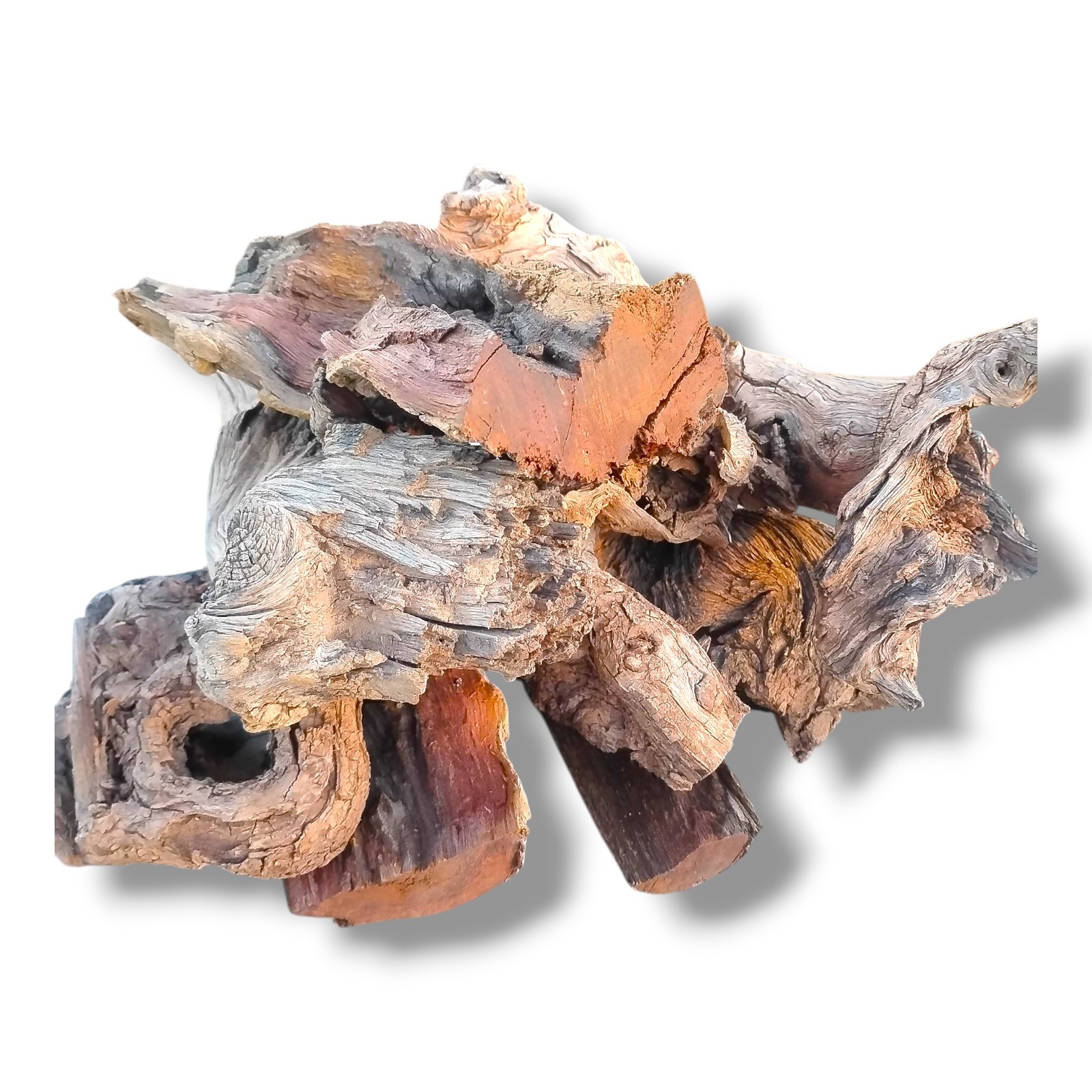 SEASONED MESQUITE WOOD CHUNKS 5lbs FOR SMOKING BBQ Grilling Cooking