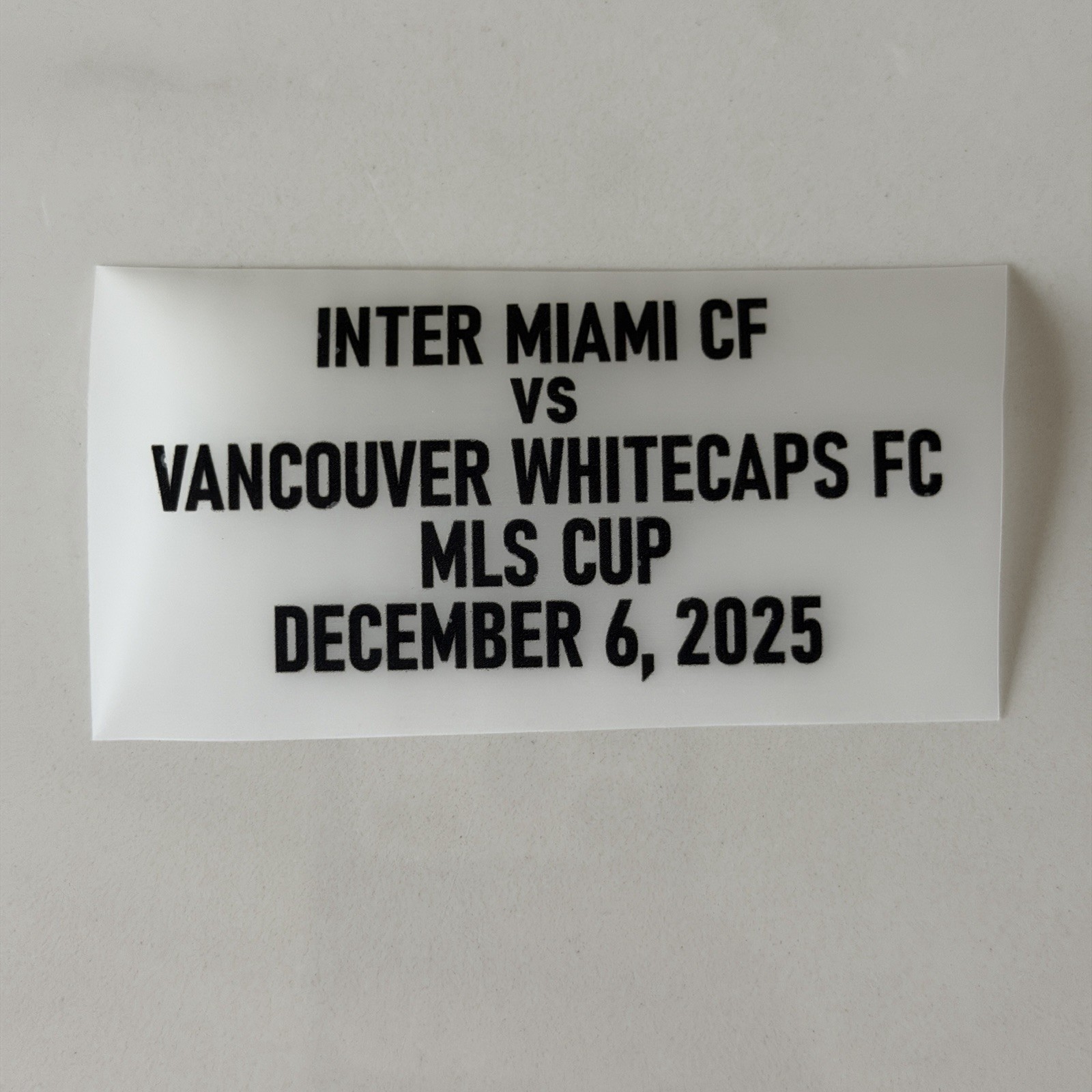 2025 MLS Cup Final MDT Match Detail Detalle Partido INTER MIAMI