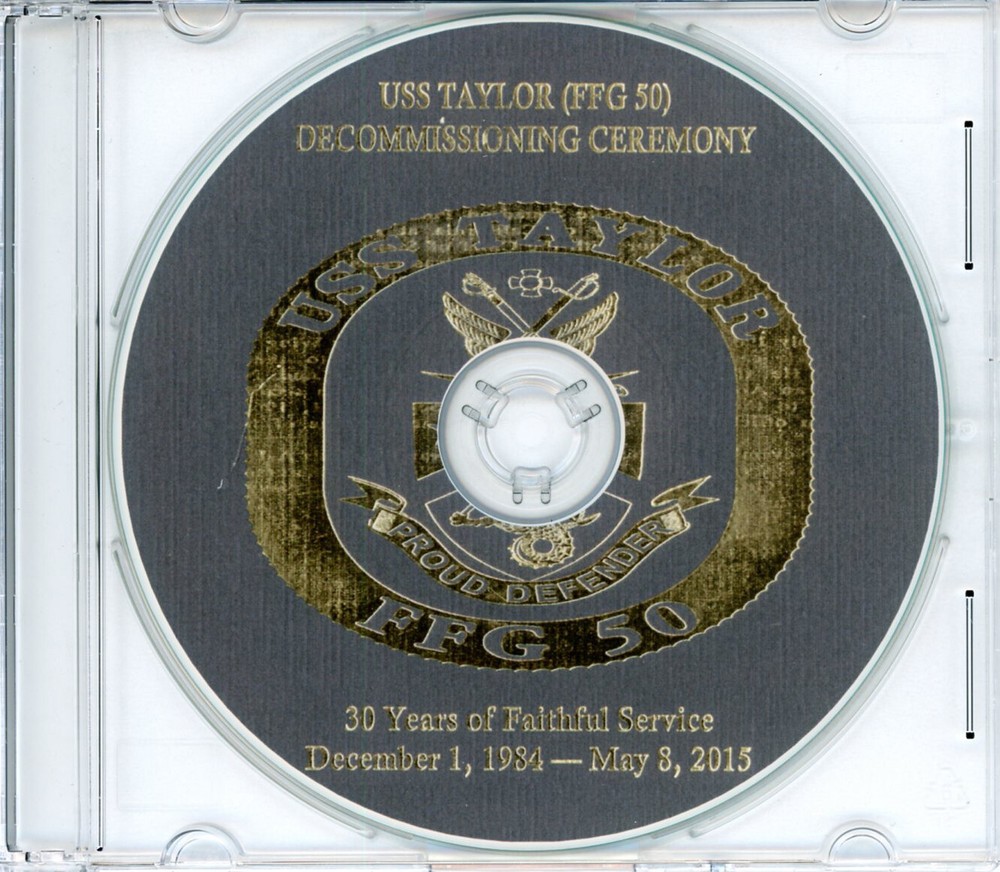 USS Taylor FFG 50 Decommissioning Program 2015 United States Navy