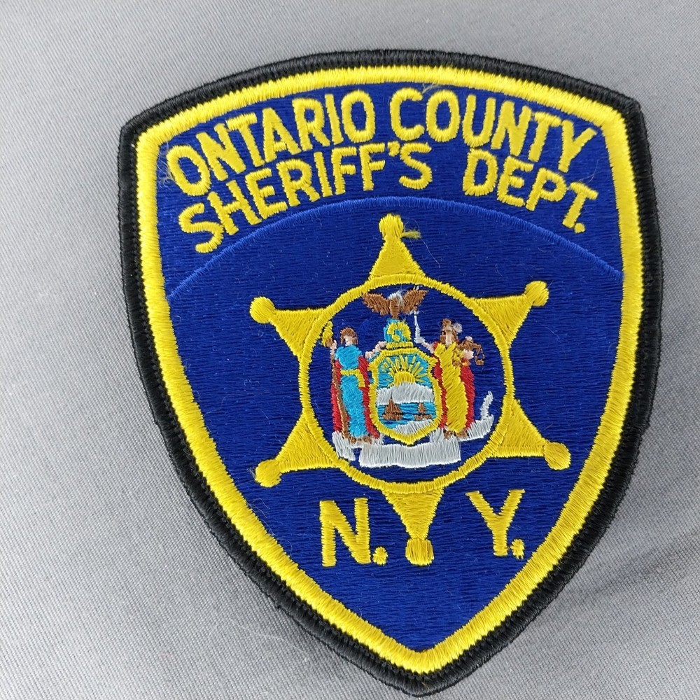 Ontario County Sheriff's Department NY New York 5" Heavy Shoulder Patch