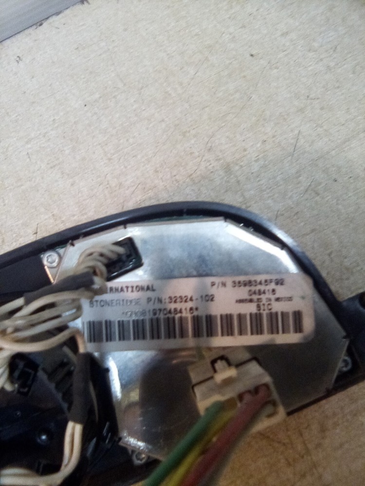 2009 International Prostar 3598345F92 Gauge Panel