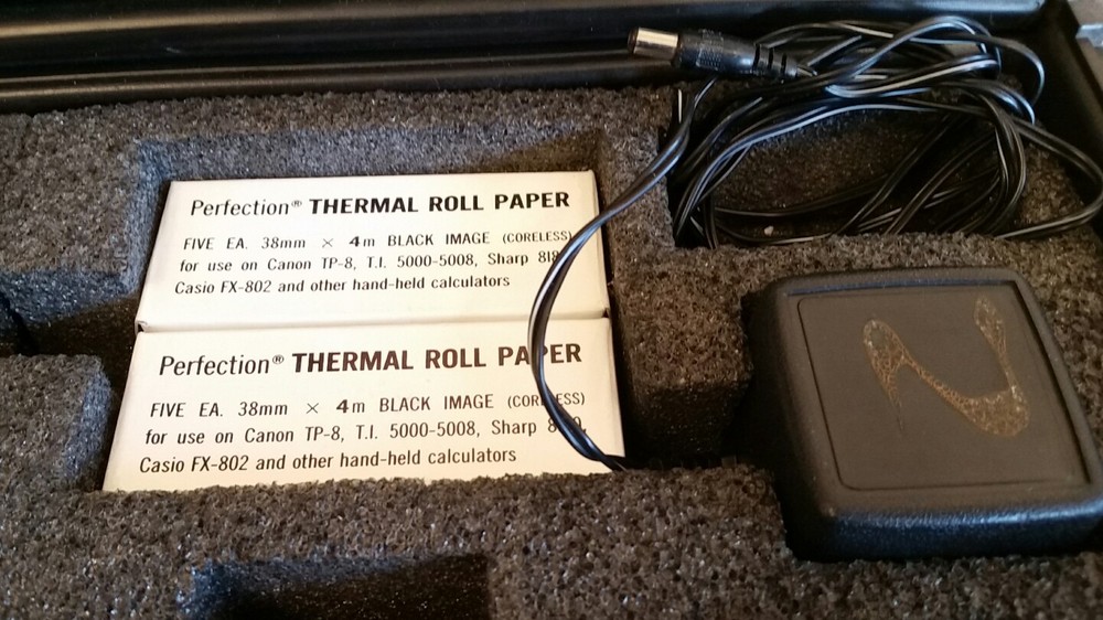 Brown & Sharpe 599-1201 Data Stat Smart Processor and Printer, w/ Box and Paper