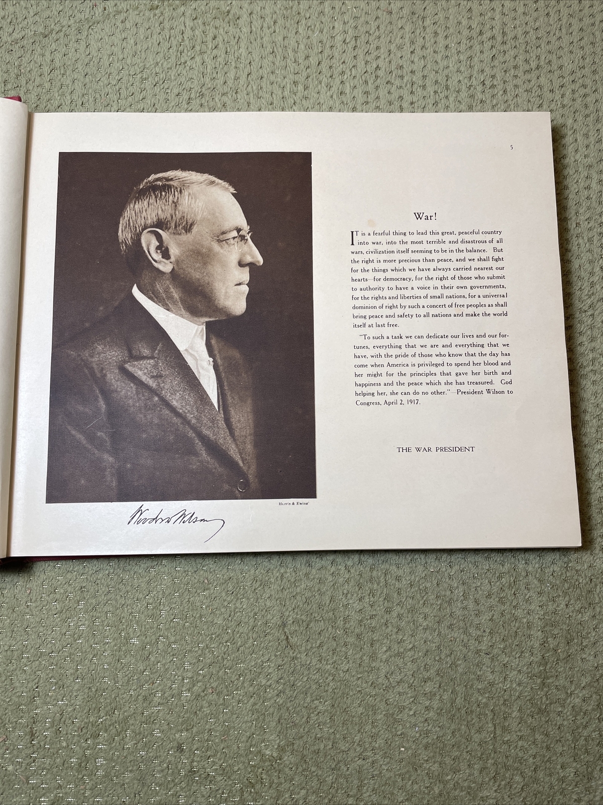 Pictorial History Portfolio - United States Navy in World War I - 1921 WWI Photo