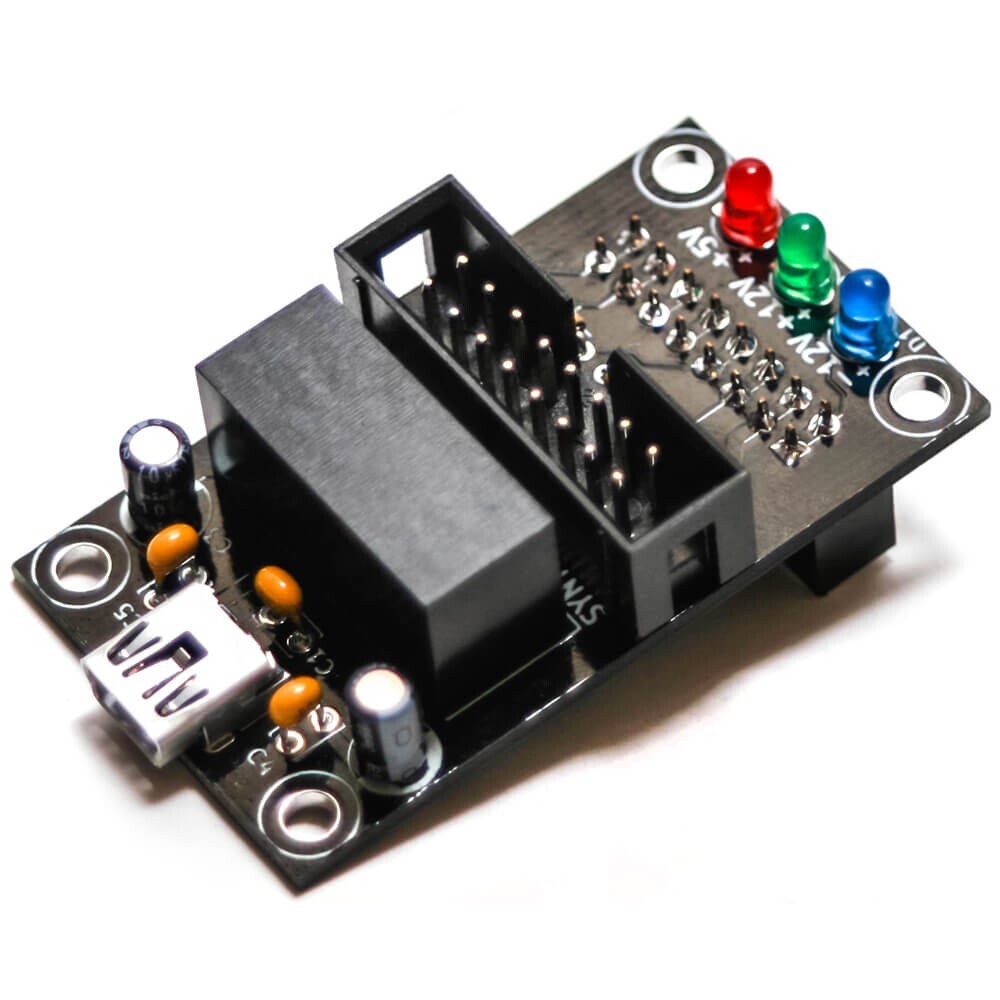 Synthrotek USB Power PCB - Eurorack Power Supply PCB
