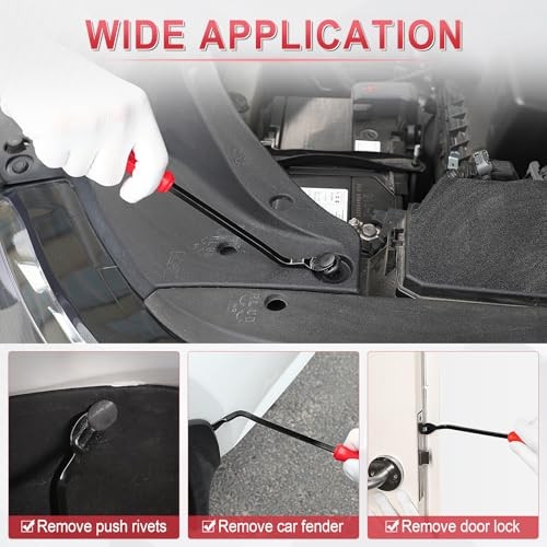 Plastic Fastener Remover Clip Removal Tool, Door Panel (Upholstery) Remover