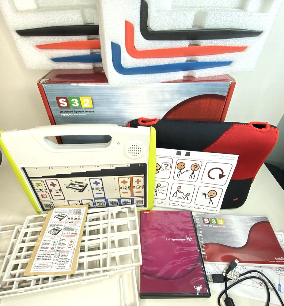 Tobii S32 Scan Recorded Speech Communication Device with Case