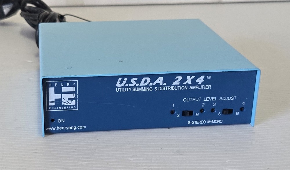 Henry Engineering U.S.D.A. 2 x 4 Utility Summing & Distribution Amplifier