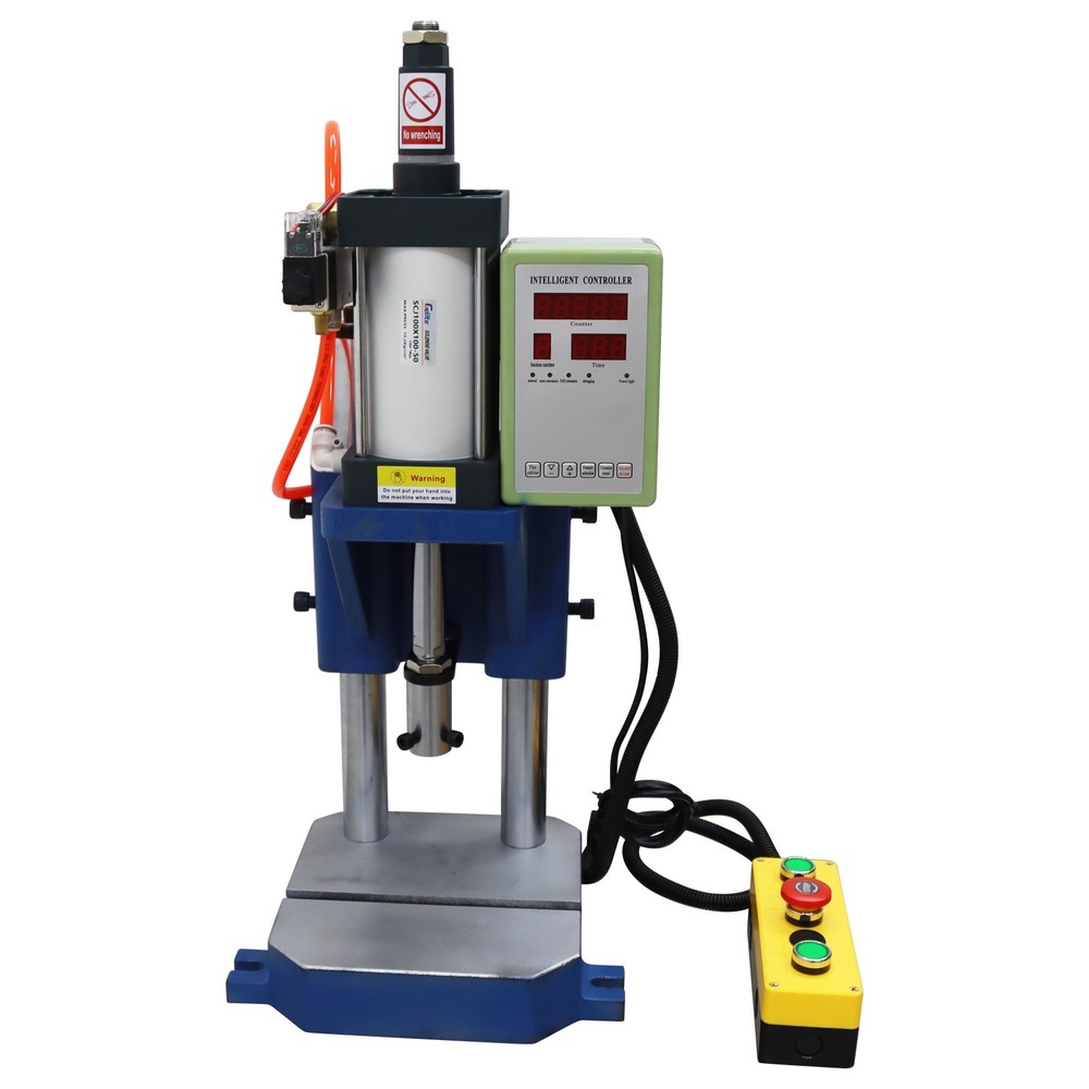 110V 1102lb/500kg Pneumatic Punch Press Machine Adjustable with Controller