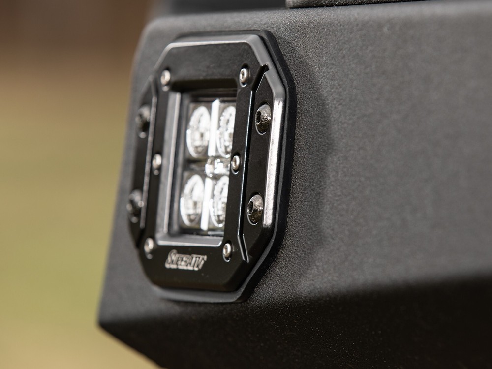 SuperATV 3'' UTV Recessed LED Cube Lights Flood Pattern with Rocker Switch -Pair