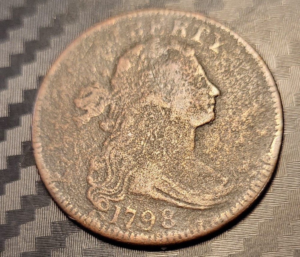 1798 DRAPED BUST LARGE CENT S-157